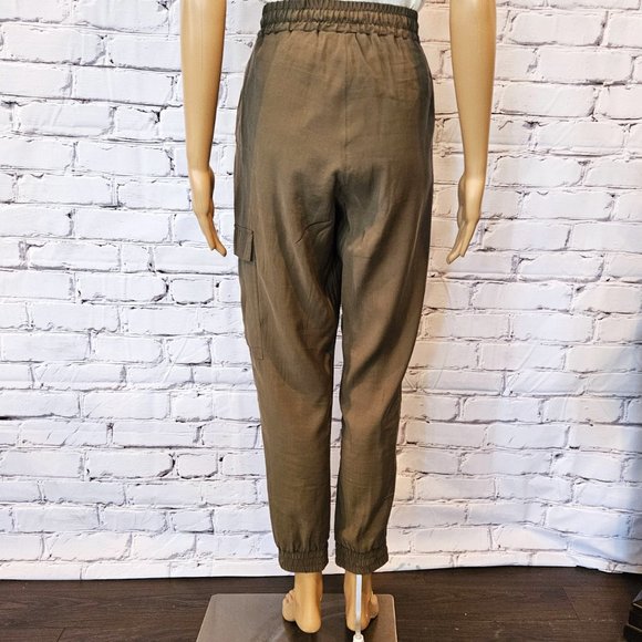 STUDIO POINT, olive green cargo pants - Picture 10 of 11